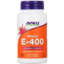 NOW Vitamin E-400 Mixed Tocopherols plus Selenium